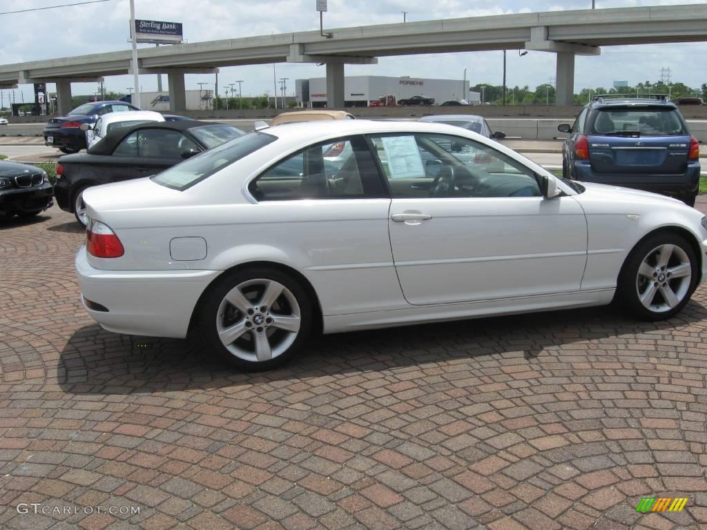 2006 3 Series 325i Coupe - Alpine White / Sand photo #12