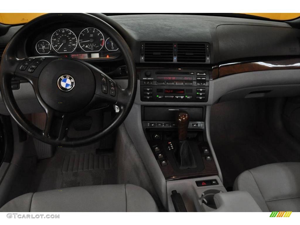 2003 3 Series 330i Convertible - Orient Blue Metallic / Grey photo #9