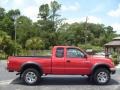 2002 Radiant Red Toyota Tacoma V6 PreRunner Xtracab  photo #2