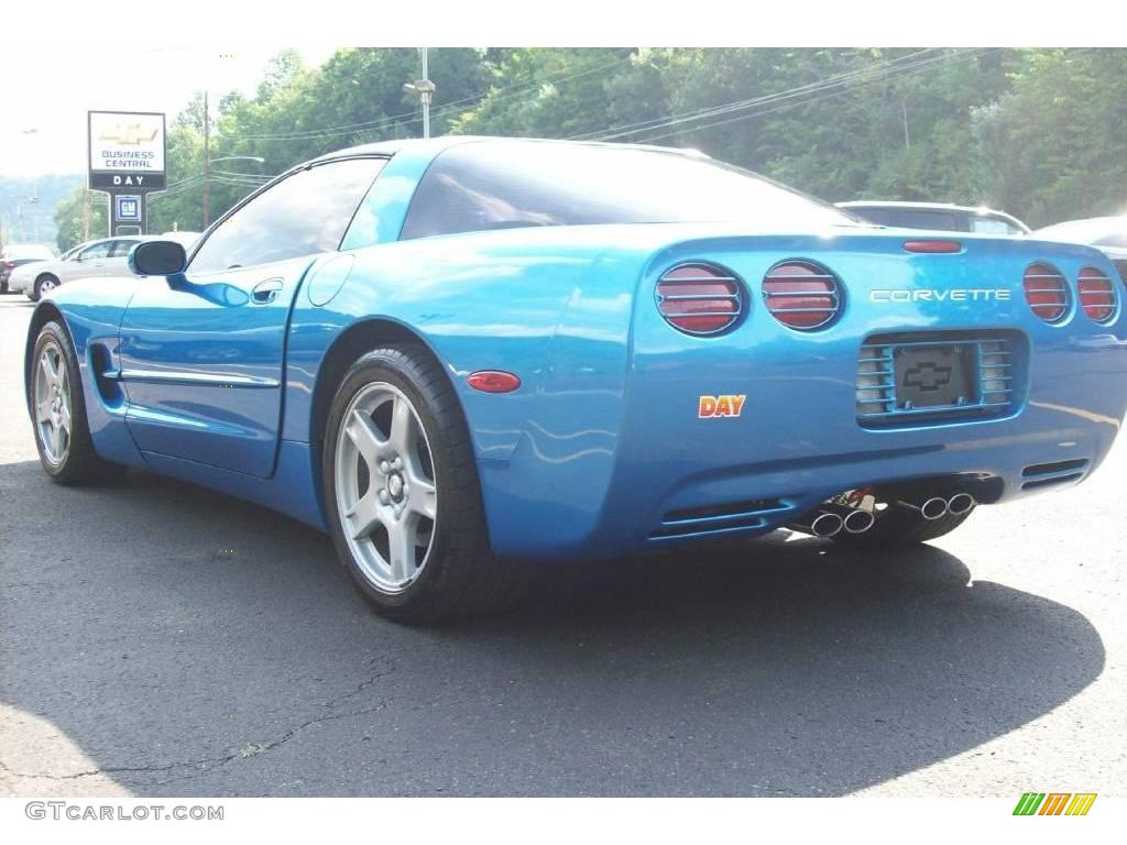 1998 Corvette Coupe - Nassau Blue Metallic / Black photo #3