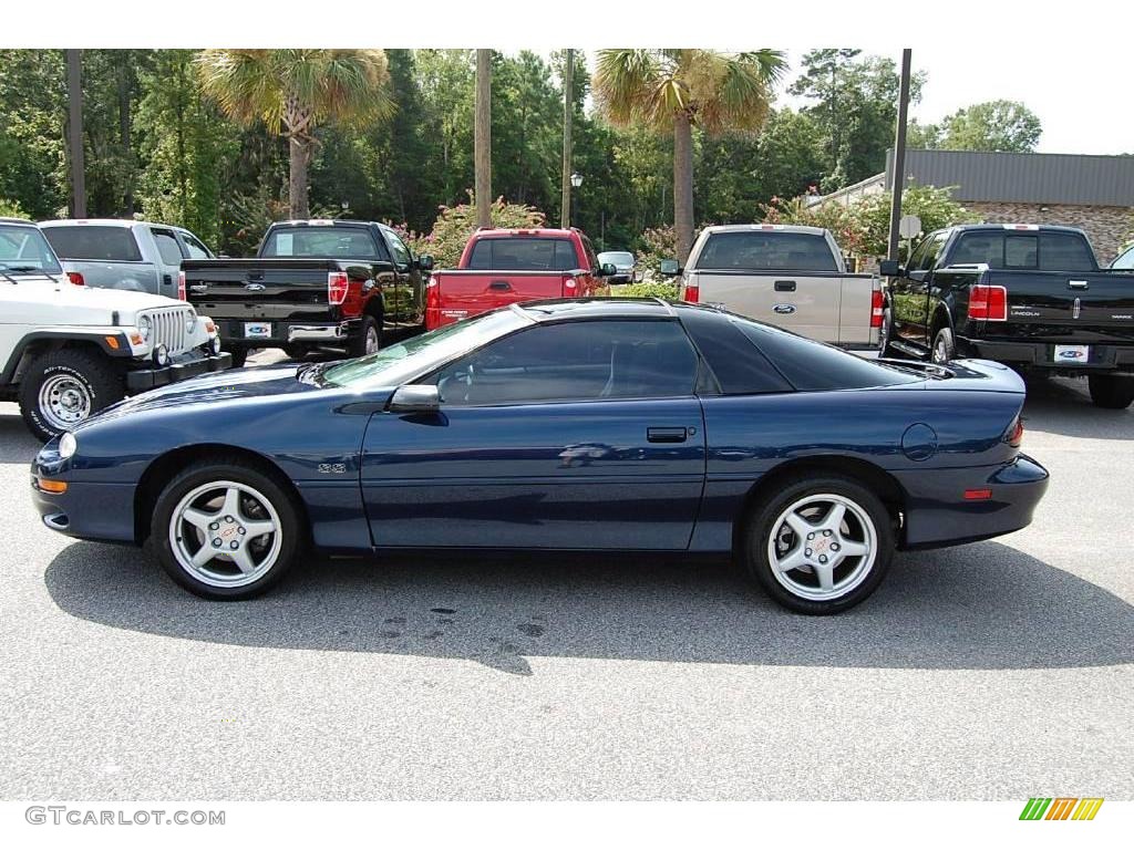1999 Camaro Z28 Coupe - Bright Blue Metallic / Dark Gray photo #2