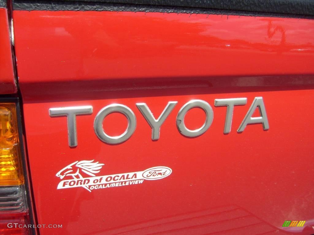 2002 Tacoma V6 PreRunner Xtracab - Radiant Red / Oak photo #10