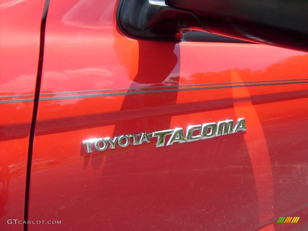 2002 Tacoma V6 PreRunner Xtracab - Radiant Red / Oak photo #12