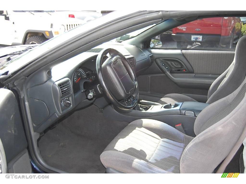 1999 Camaro Z28 Coupe - Bright Blue Metallic / Dark Gray photo #5