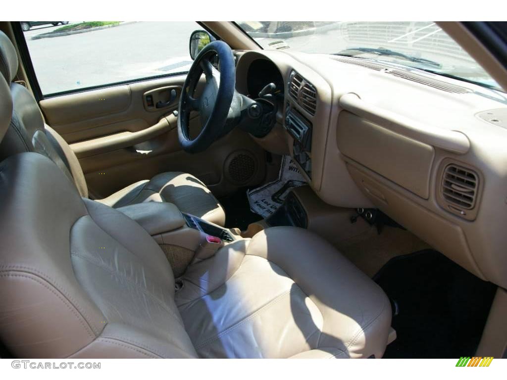 1998 Blazer LT 4x4 - Dark Green Metallic / Beige photo #16