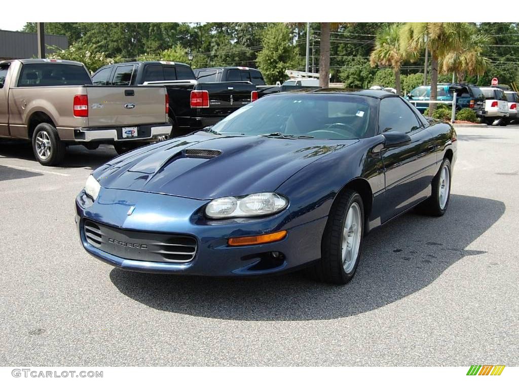 1999 Camaro Z28 Coupe - Bright Blue Metallic / Dark Gray photo #12