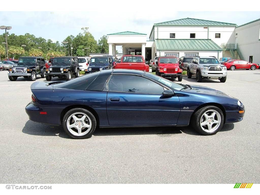 1999 Camaro Z28 Coupe - Bright Blue Metallic / Dark Gray photo #14