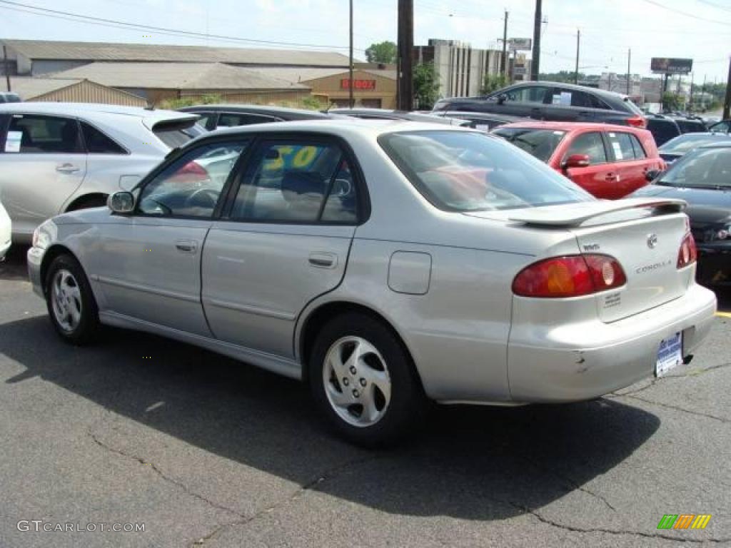 2002 Corolla S - Silverstream Opal / Light Charcoal photo #5