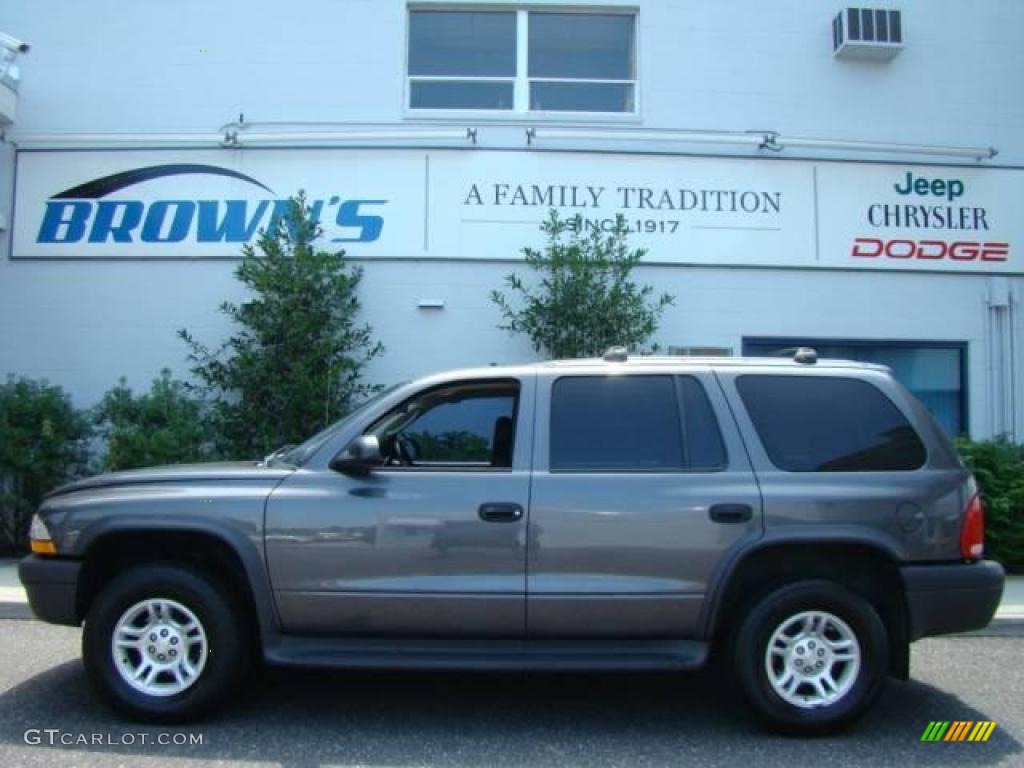 2003 Durango SXT 4x4 - Graphite Metallic / Dark Slate Gray photo #1