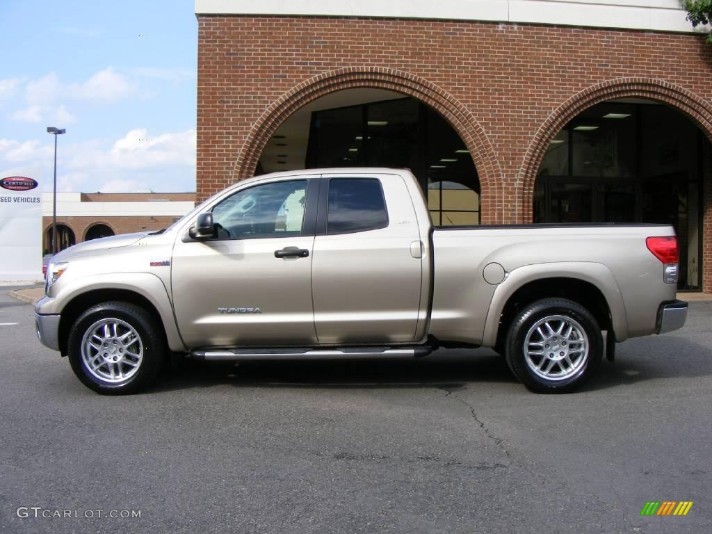 2008 Tundra SR5 X-SP Double Cab - Desert Sand Mica / Black photo #20