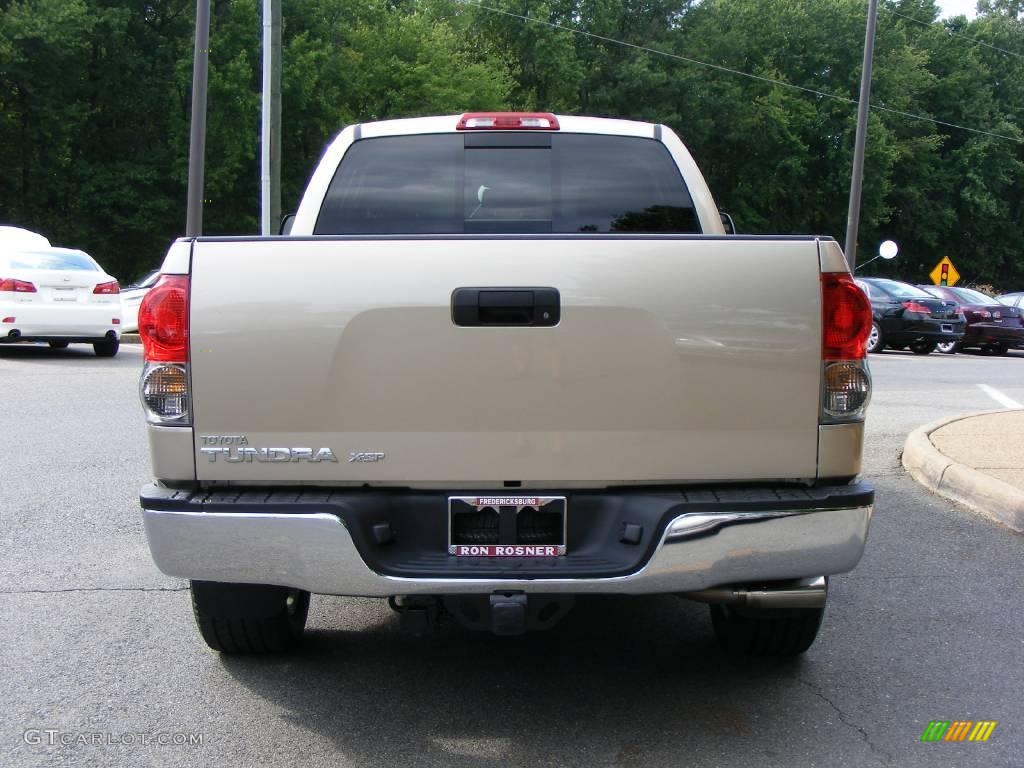 2008 Tundra SR5 X-SP Double Cab - Desert Sand Mica / Black photo #21