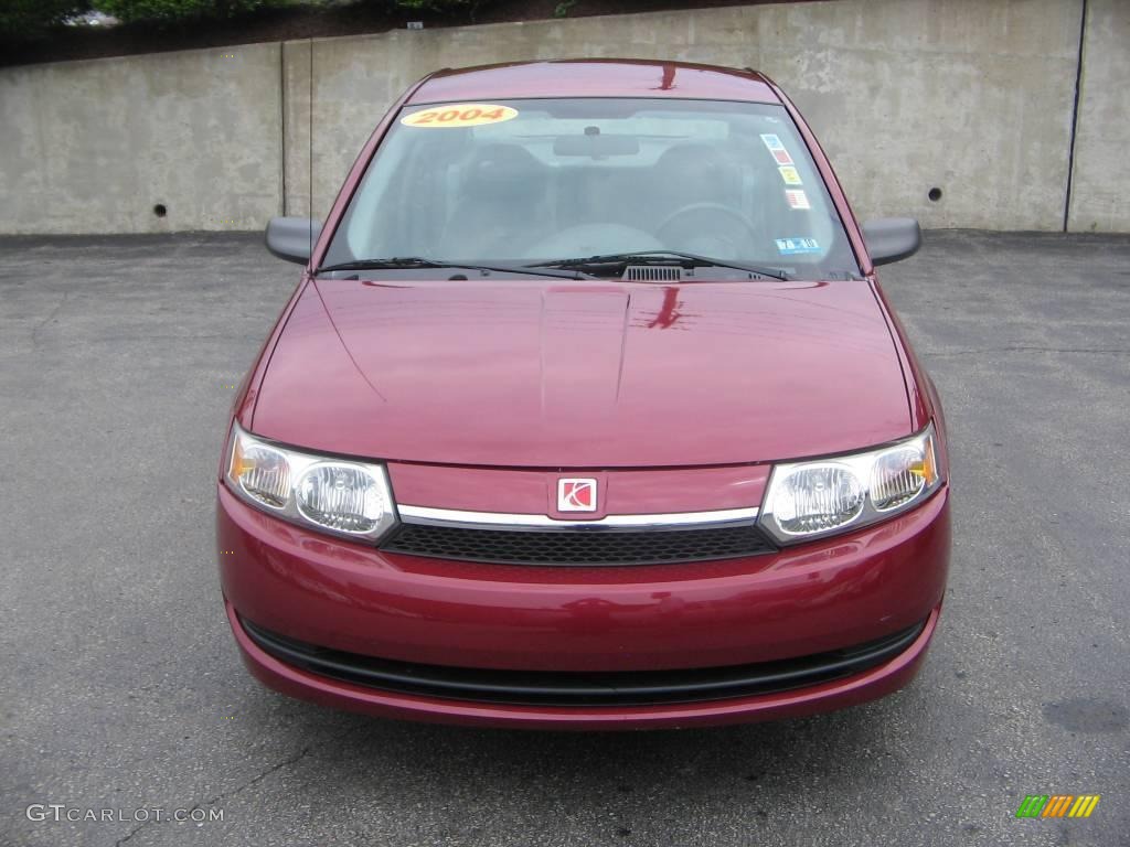 2004 ION 1 Sedan - Berry Red / Grey photo #1