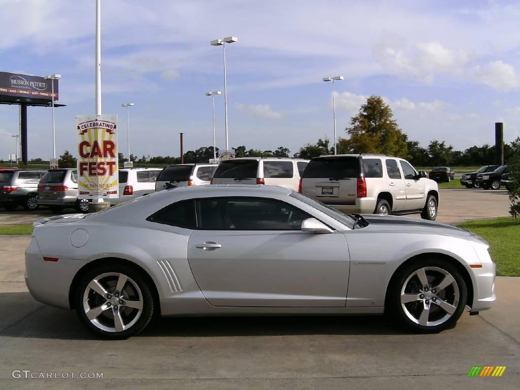 2010 Camaro SS Coupe - Silver Ice Metallic / Black photo #4