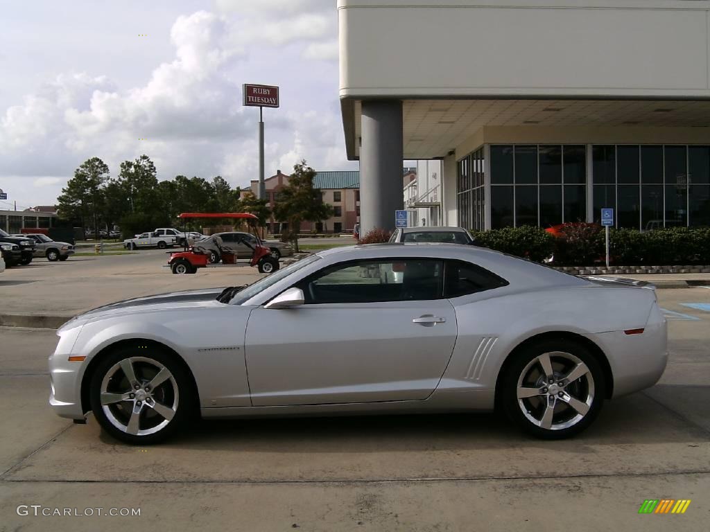 2010 Camaro SS Coupe - Silver Ice Metallic / Black photo #8