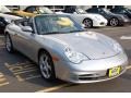 2003 Arctic Silver Metallic Porsche 911 Carrera Cabriolet  photo #2