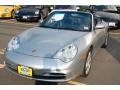 2003 Arctic Silver Metallic Porsche 911 Carrera Cabriolet  photo #4