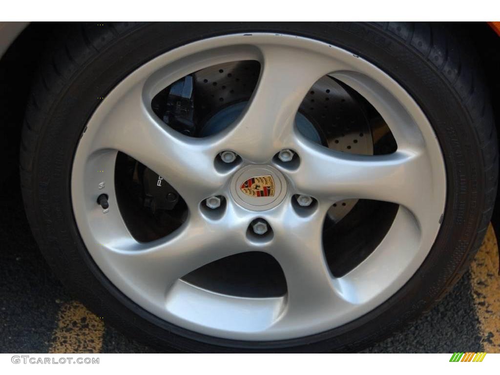 2003 911 Carrera Cabriolet - Arctic Silver Metallic / Metropol Blue photo #7