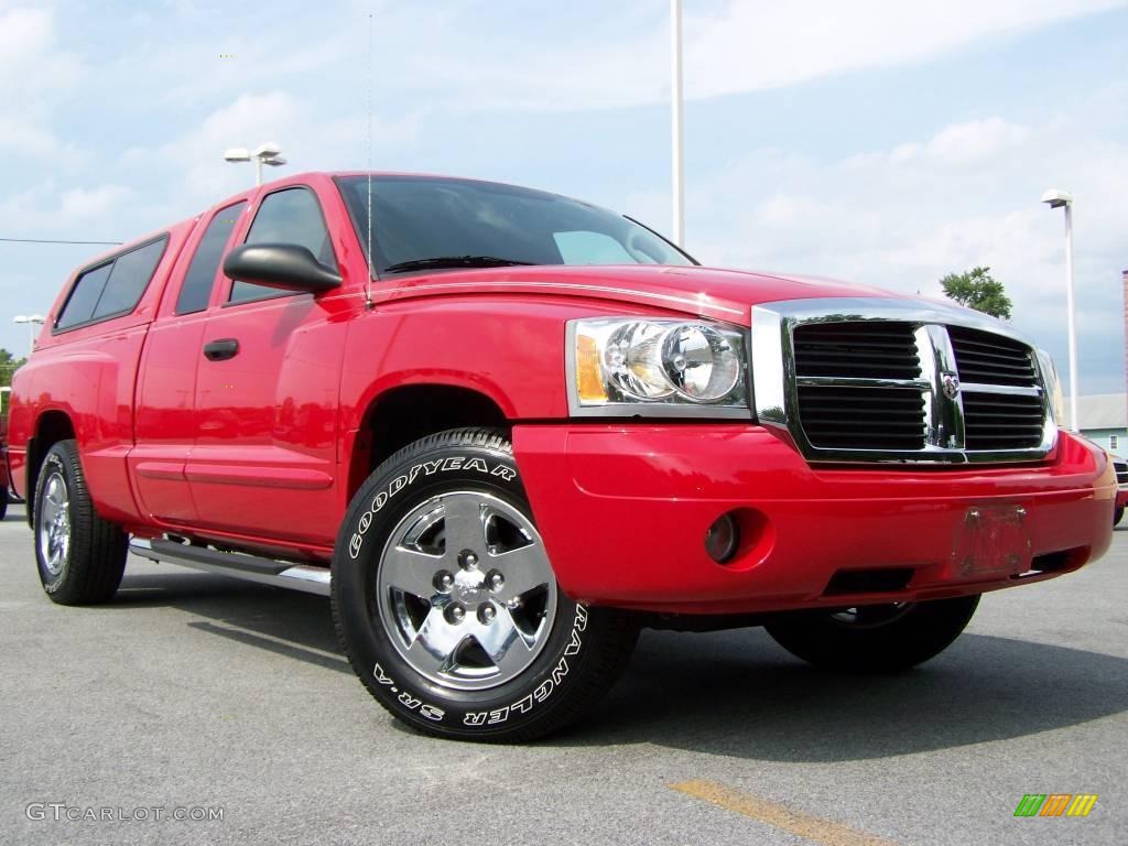 Flame Red Dodge Dakota