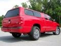 2005 Flame Red Dodge Dakota Laramie Club Cab  photo #7