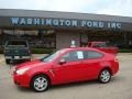 2008 Vermillion Red Ford Focus SES Coupe  photo #1