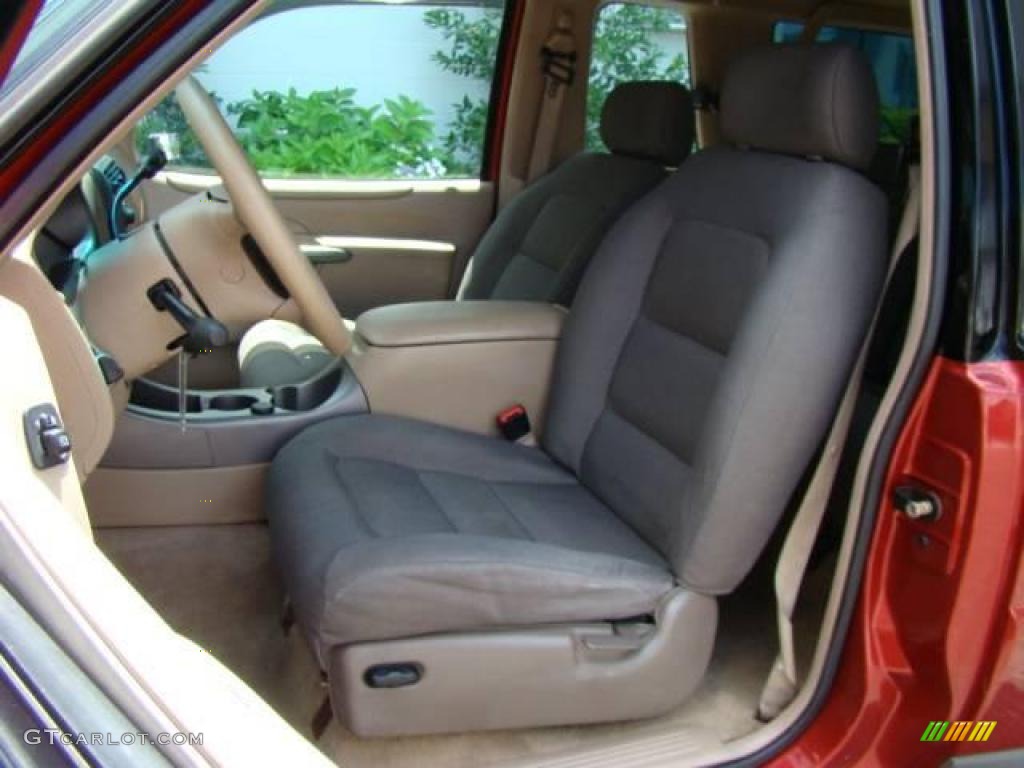 2001 Explorer Sport 4x4 - Toreador Red Metallic / Medium Prairie Tan photo #8