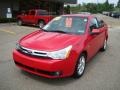 2008 Vermillion Red Ford Focus SES Coupe  photo #11