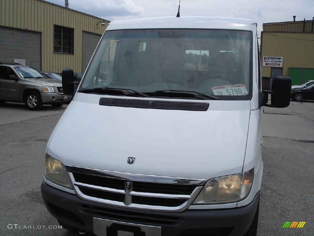 2003 Sprinter Van 2500 High Roof Cargo - Arctic White / Gray photo #2