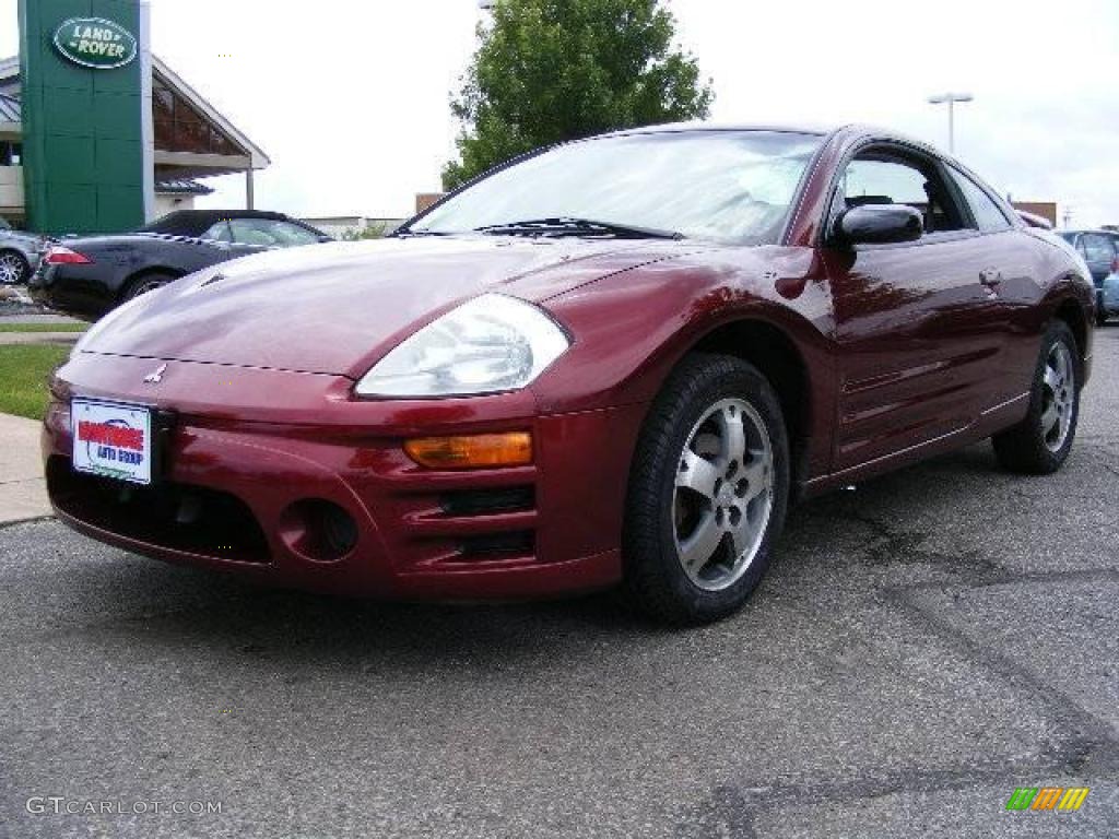 2003 Eclipse GS Coupe - Ultra Red Pearl / Sand Blast photo #1