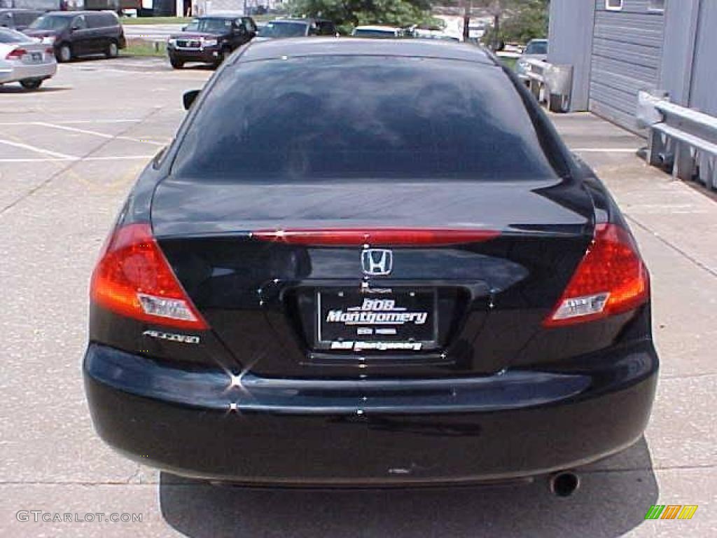 2006 Accord EX Coupe - Nighthawk Black Pearl / Black photo #7