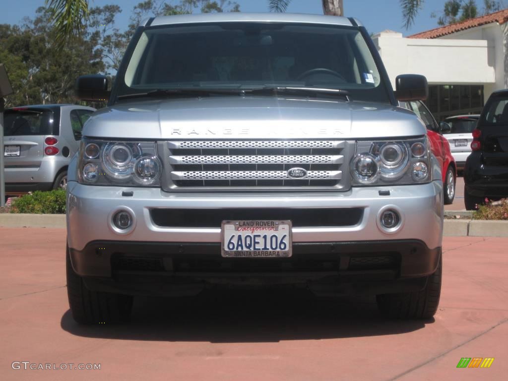 2009 Range Rover Sport Supercharged - Zermatt Silver / Ebony/Ebony photo #2