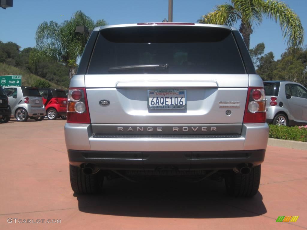 2009 Range Rover Sport Supercharged - Zermatt Silver / Ebony/Ebony photo #6