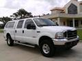 2004 Oxford White Ford F250 Super Duty Lariat Crew Cab 4x4  photo #1