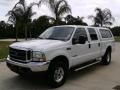 2004 Oxford White Ford F250 Super Duty Lariat Crew Cab 4x4  photo #7