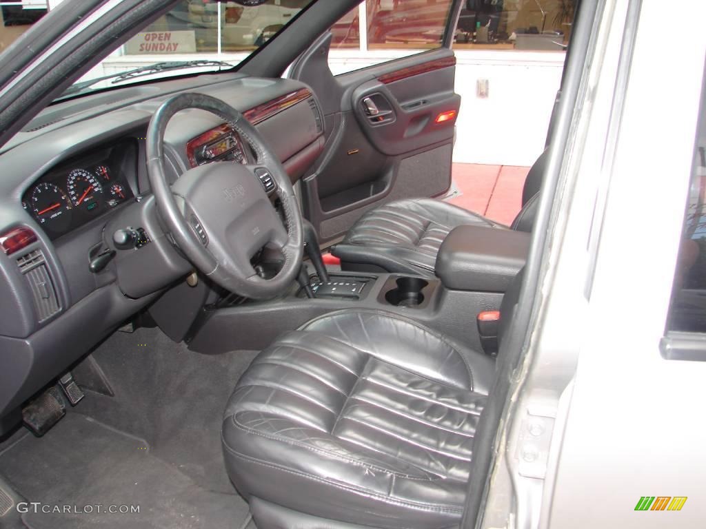 2000 Grand Cherokee Limited 4x4 - Silverstone Metallic / Agate photo #7