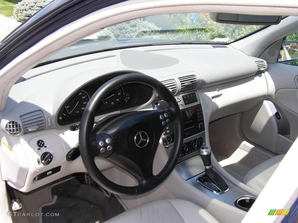 2005 C 230 Kompressor Sedan - Midnight Blue / Ash photo #7