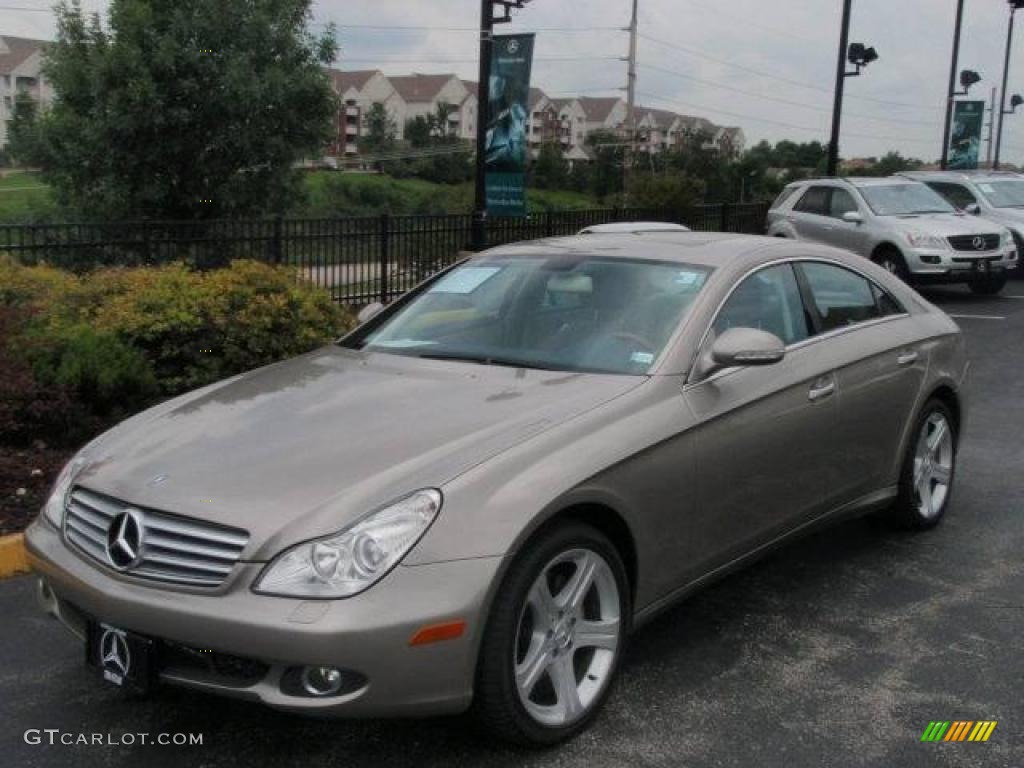 2006 CLS 500 - Pewter Metallic / Cashmere Beige photo #1