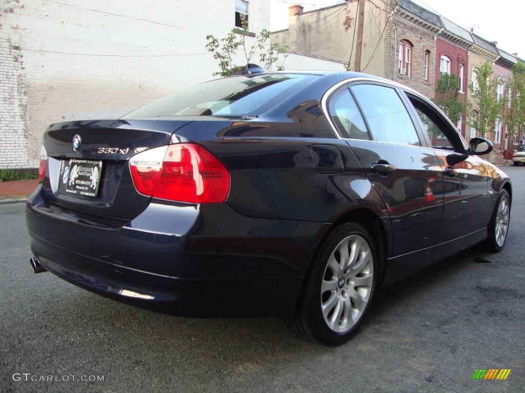 2006 3 Series 330xi Sedan - Monaco Blue Metallic / Terra/Black Dakota Leather photo #3