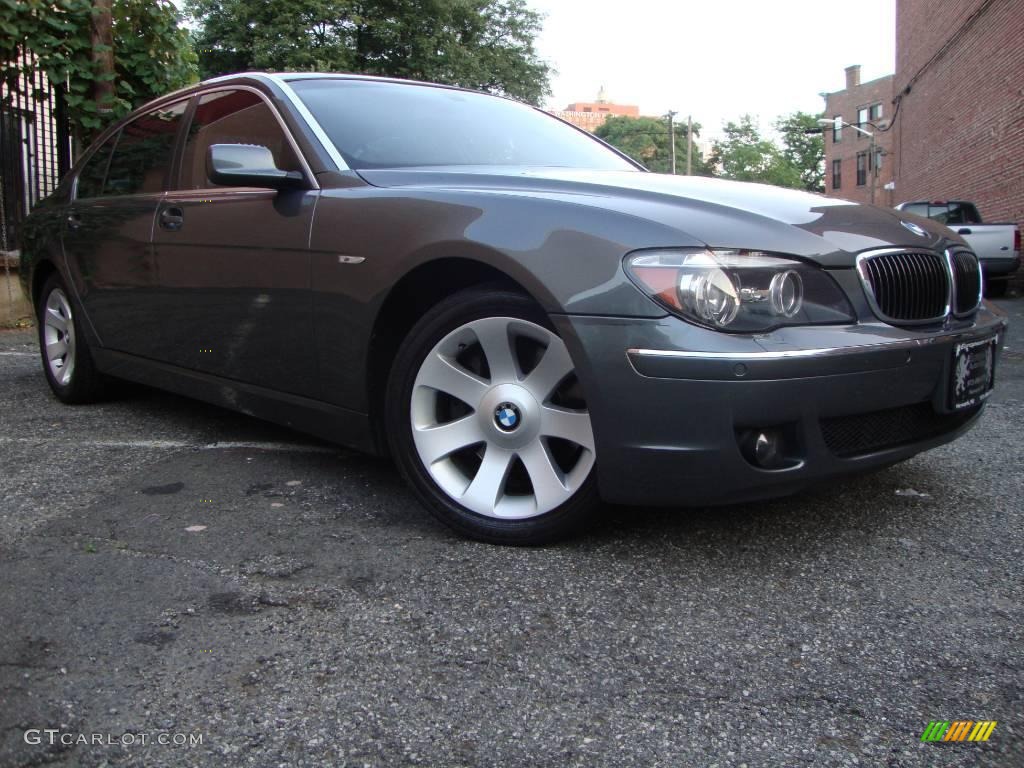 2006 7 Series 750Li Sedan - Titanium Grey Metallic / Black/Black photo #2