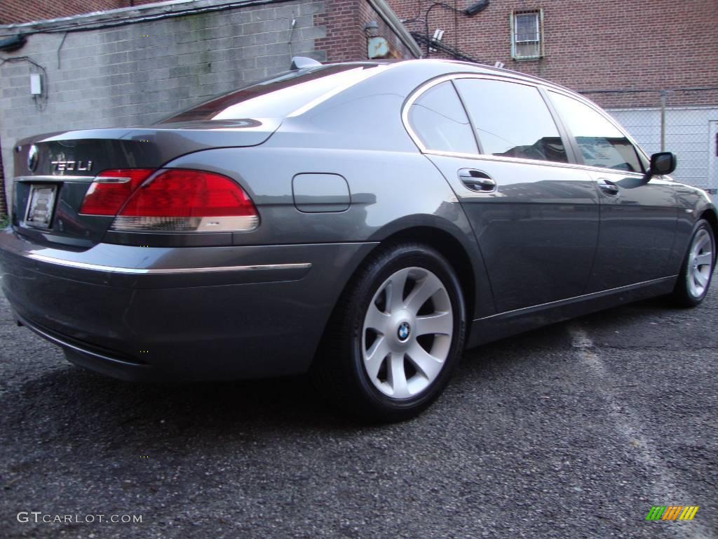 2006 7 Series 750Li Sedan - Titanium Grey Metallic / Black/Black photo #4