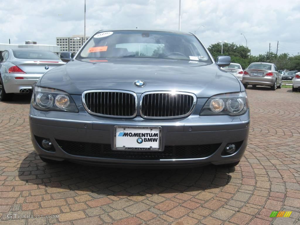 2006 7 Series 750Li Sedan - Michigan Blue Metallic / Basalt Grey/Flannel Grey photo #3