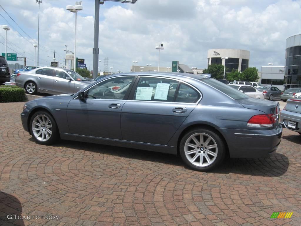 2006 7 Series 750Li Sedan - Michigan Blue Metallic / Basalt Grey/Flannel Grey photo #6