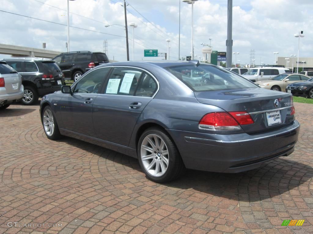2006 7 Series 750Li Sedan - Michigan Blue Metallic / Basalt Grey/Flannel Grey photo #7