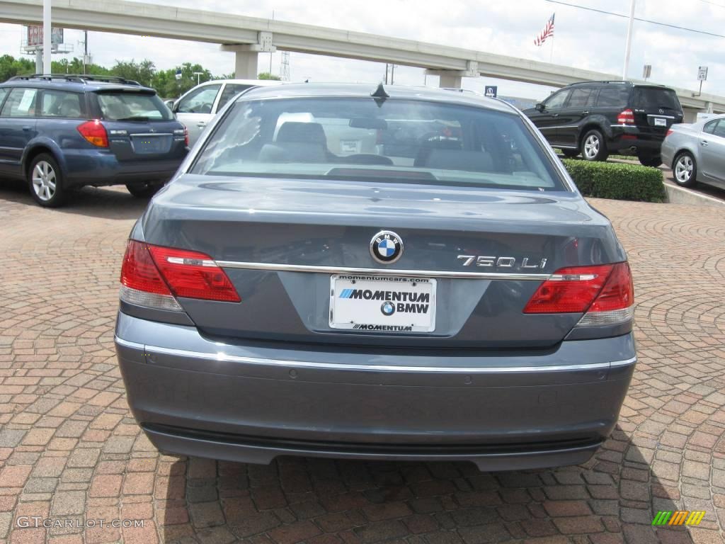 2006 7 Series 750Li Sedan - Michigan Blue Metallic / Basalt Grey/Flannel Grey photo #9