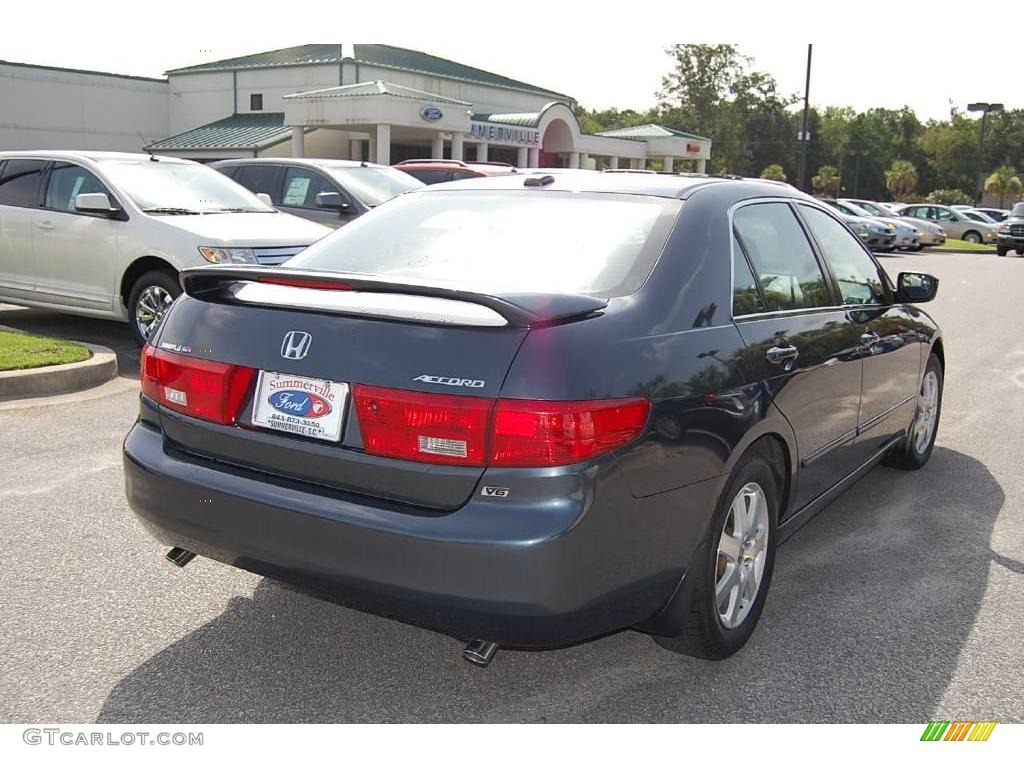 2005 Accord EX-L V6 Sedan - Graphite Pearl / Gray photo #15