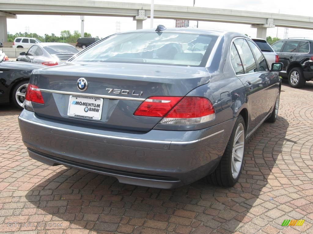 2006 7 Series 750Li Sedan - Michigan Blue Metallic / Basalt Grey/Flannel Grey photo #11