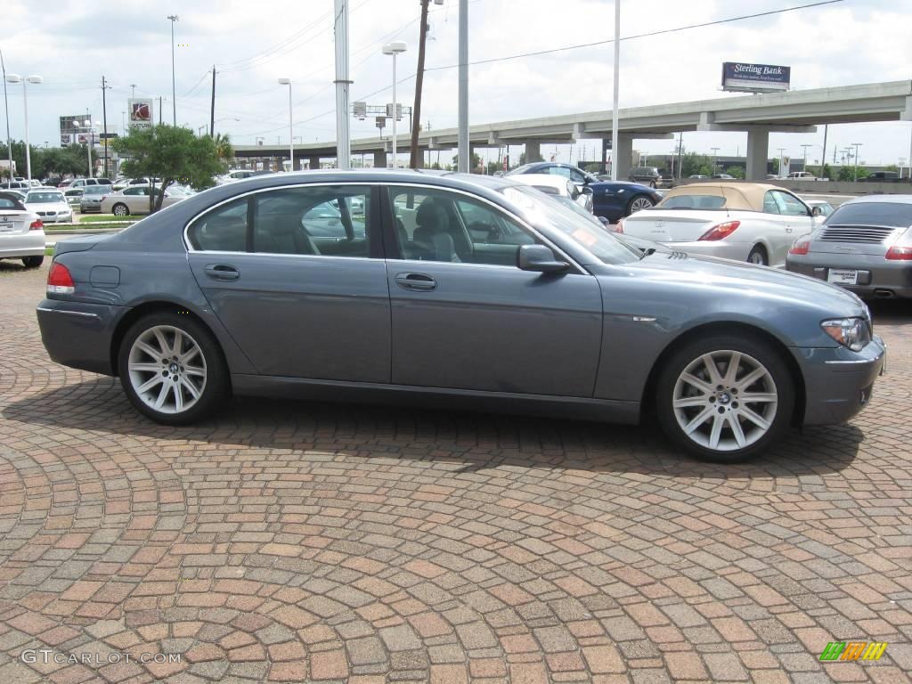 2006 7 Series 750Li Sedan - Michigan Blue Metallic / Basalt Grey/Flannel Grey photo #13