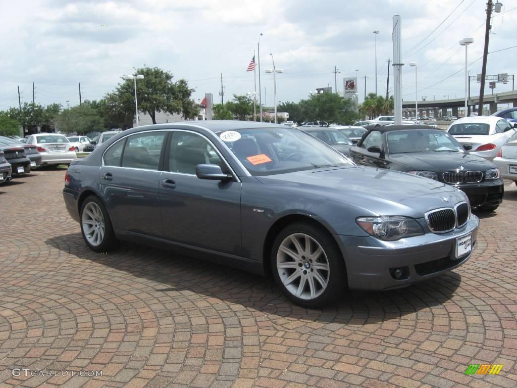 2006 7 Series 750Li Sedan - Michigan Blue Metallic / Basalt Grey/Flannel Grey photo #14