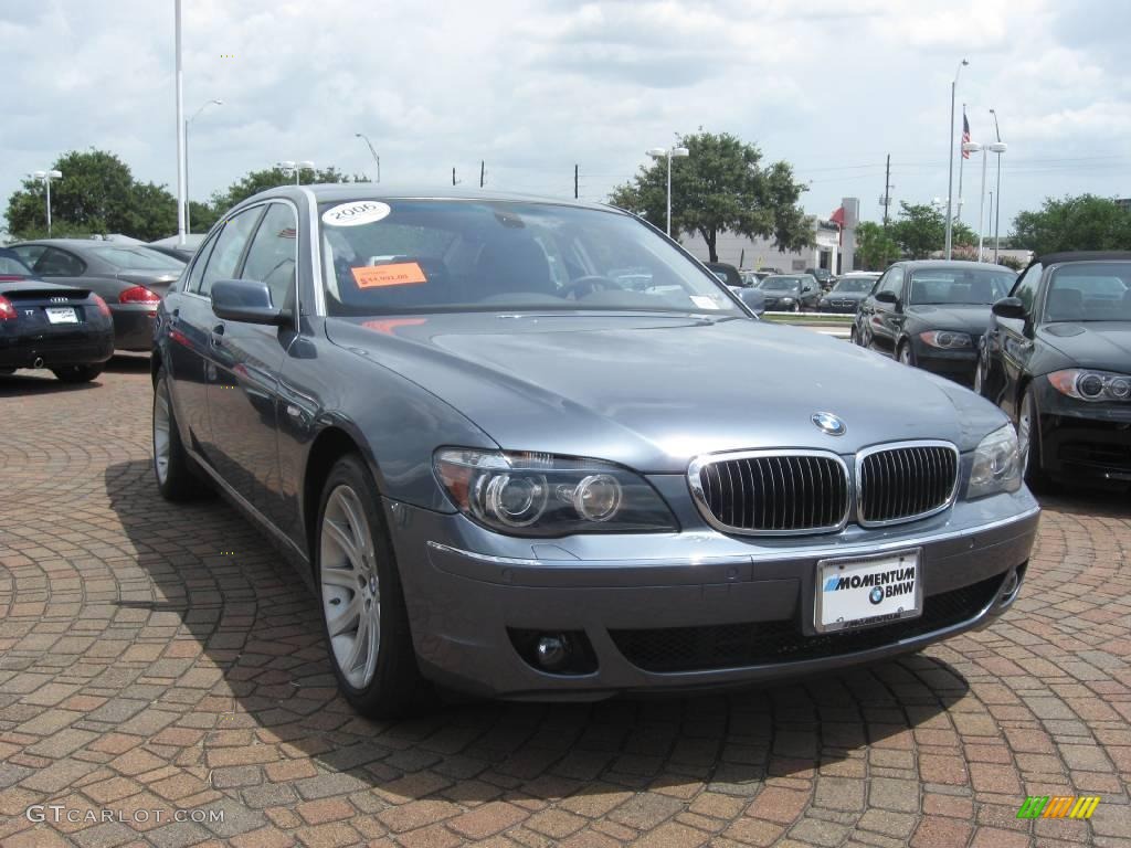 2006 7 Series 750Li Sedan - Michigan Blue Metallic / Basalt Grey/Flannel Grey photo #15
