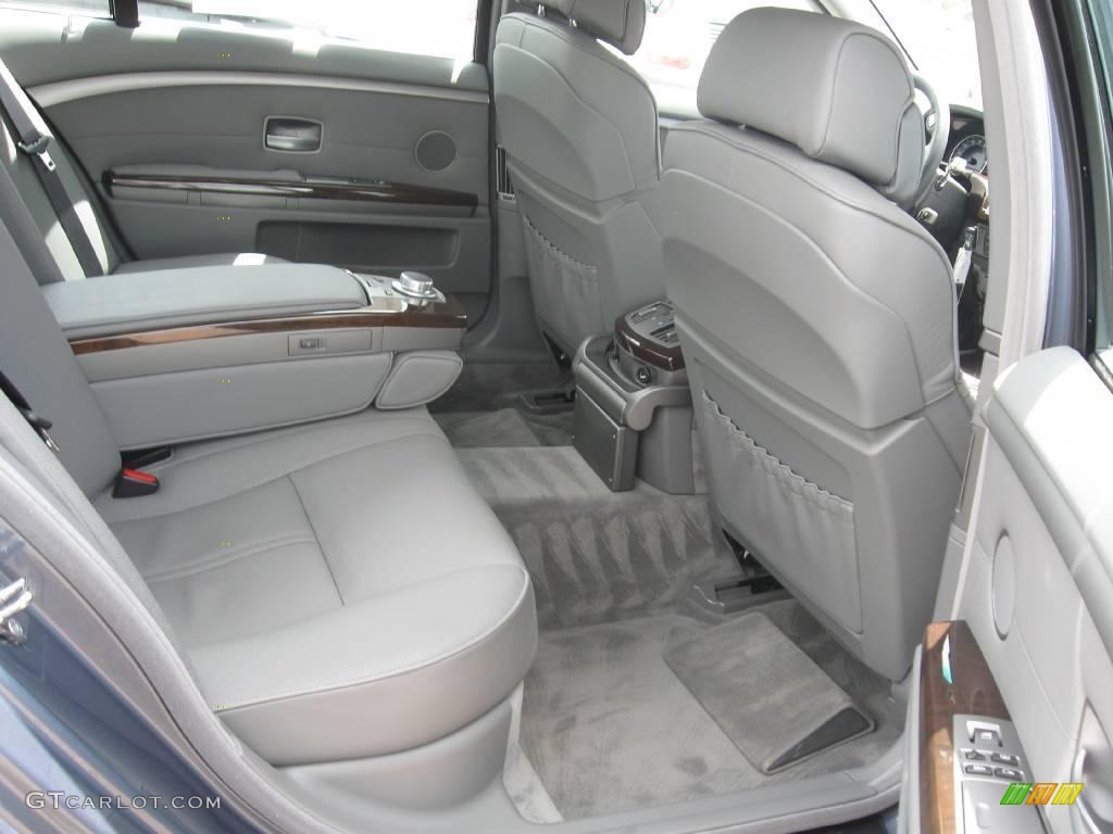 2006 7 Series 750Li Sedan - Michigan Blue Metallic / Basalt Grey/Flannel Grey photo #17