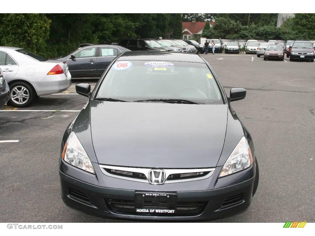 2006 Accord LX Sedan - Graphite Pearl / Gray photo #2